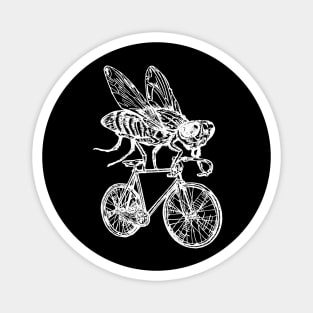 SEEMBO Fly Cycling Bicycle Bicycling Biking Riding Fun Bike Magnet